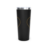 Minimal Gold Heart Outline Tumbler 22oz