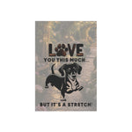 Dachshund Garden Banner | Dog Lover's Decor, Pet Memorial, Yard Sign, Outdoor Flag, Unique Home Gift