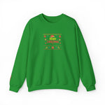 Merry Christmas Crewneck Sweatshirt — Festive Ugly Sweater Style Holiday Pullover