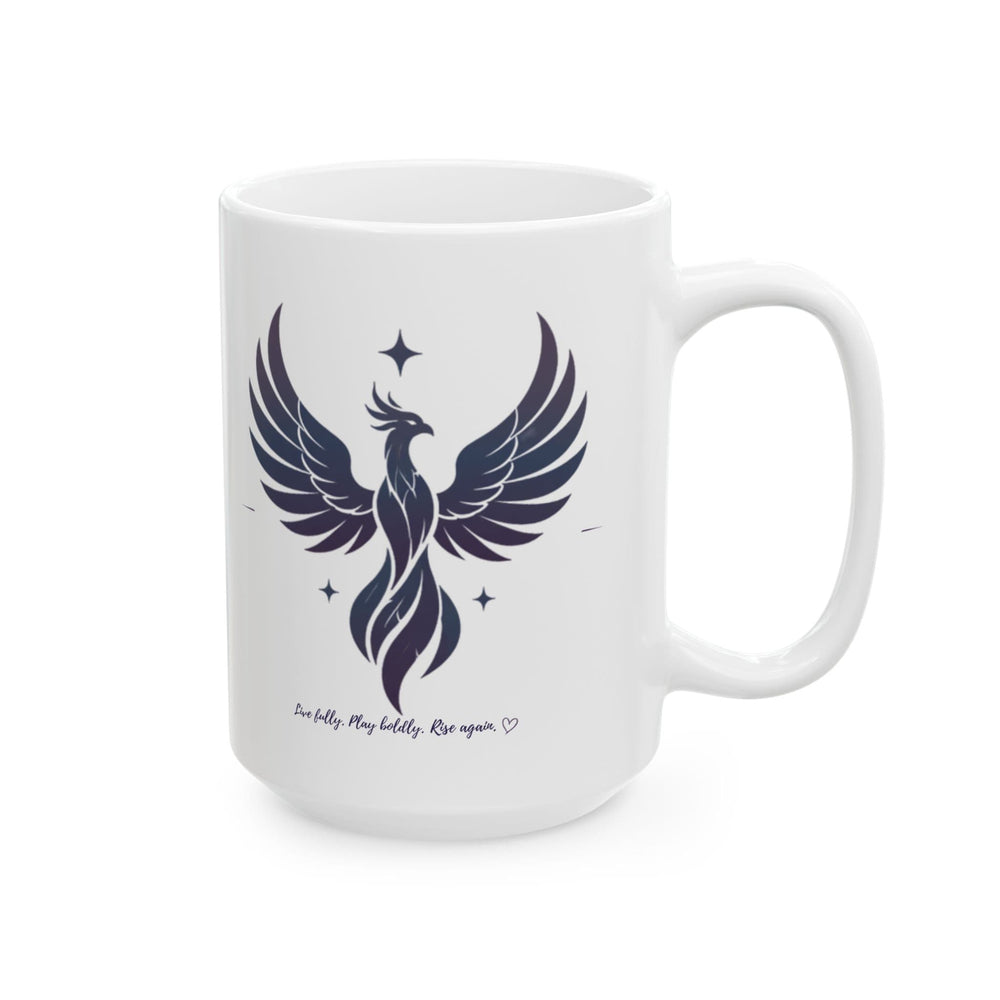 Phoenix Rising Mug - American Resilience Symbol | Patriotic Coffee Mug