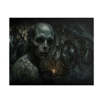 Horror Creature Poster | Rolled Poster, Dark Cave, Creepy Skeleton Figure
