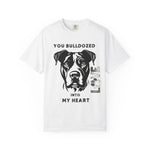 Bulldog Love Unisex T-Shirt: Eco-Friendly Comfort for Gamer Dog Enthusiasts - Iron Phoenix GHG