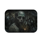 Creepy Skull Figure Bath Mat | Dark Horror Scene, Spooky Home Decor