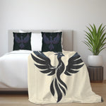 Rising Phoenix Outdoor Pillow - Mystical Patio Decor | Fade-Resistant