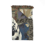 Dalmatian Dog Woven Blanket — Cozy Pet Portrait Throw for Dog Lovers