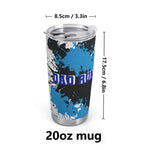 Dad Runs on Beer Insulated Tumbler - Straw Hole Detail | Our Phoenix Rise