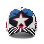 Patriotic Stars and Stripes Baseball Cap - Front View | Our Phoenix Rise