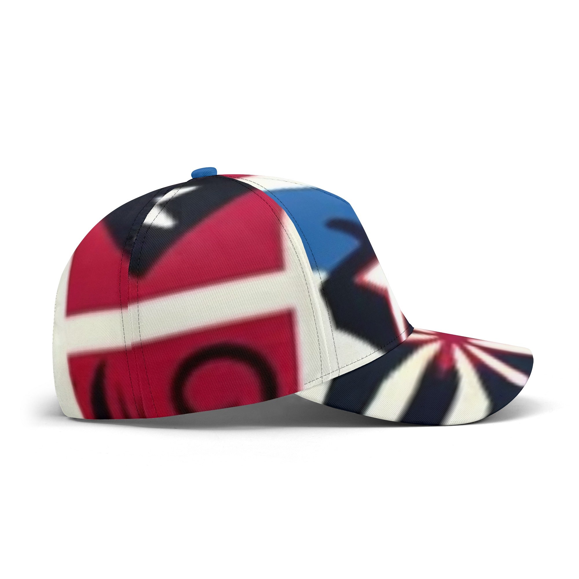 Patriotic Stars and Stripes Baseball Cap - Opposite Side Profile | Our Phoenix Rise