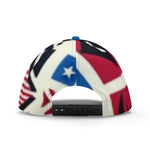 Patriotic Stars and Stripes Baseball Cap - Back View with Adjustable Strap | Our Phoenix Rise