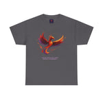 Phoenix Graphic Tee — 'Fabulous' Back Print Inspirational T-Shirt