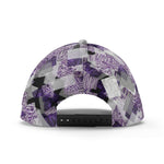 Purple Abstract Baseball Cap Geometric Streetwear Hat for Men and Women Detailed View 5 | Our Phoenix Rise