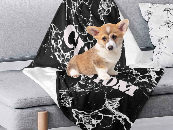 Ultra-Soft Flannel Pet Blanket – Double-Sided, 2 Sizes