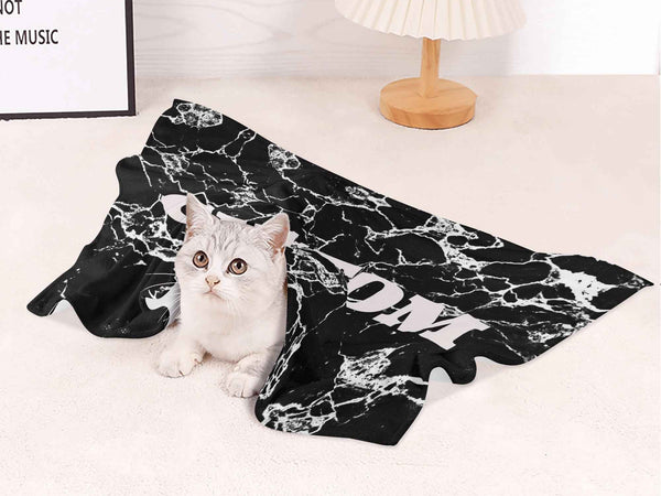 Ultra-Soft Flannel Pet Blanket – Double-Sided, 2 Sizes
