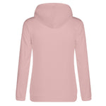 Personalized Mrs Est 2024 Hoodie - Pink, detail of kangaroo pocket | Our Phoenix Rise