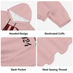 Personalized Mrs Est 2024 Hoodie - Black, detail of hood and drawstring | Our Phoenix Rise