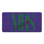 Bath Towel Customizable Purple and flowers