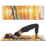 Nature inspired Customized Yoga Mat  4mm Rubber Yoga Mat