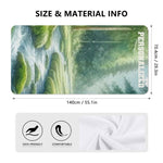 Personalized River Forest Landscape Bath Towel - Size and Material Information Chart | Our Phoenix Rise