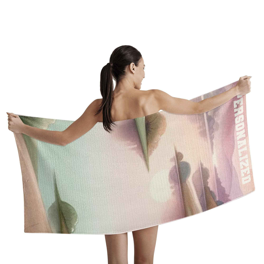 Personalized Nature Sunrise Bath Towel