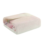 Personalized Nature Sunrise Bath Towel - Folded Soft Texture Close Up | Our Phoenix Rise