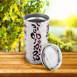 Personalized Teacher Tumbler - showing custom name option, pink pencil design | Our Phoenix Rise