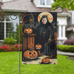 Personalized Halloween Garden Flag - Detailed print of custom spooky decor | Our Phoenix Rise