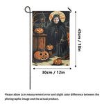 Personalized Halloween Garden Flag - Vibrant colors and fade-resistant material | Our Phoenix Rise