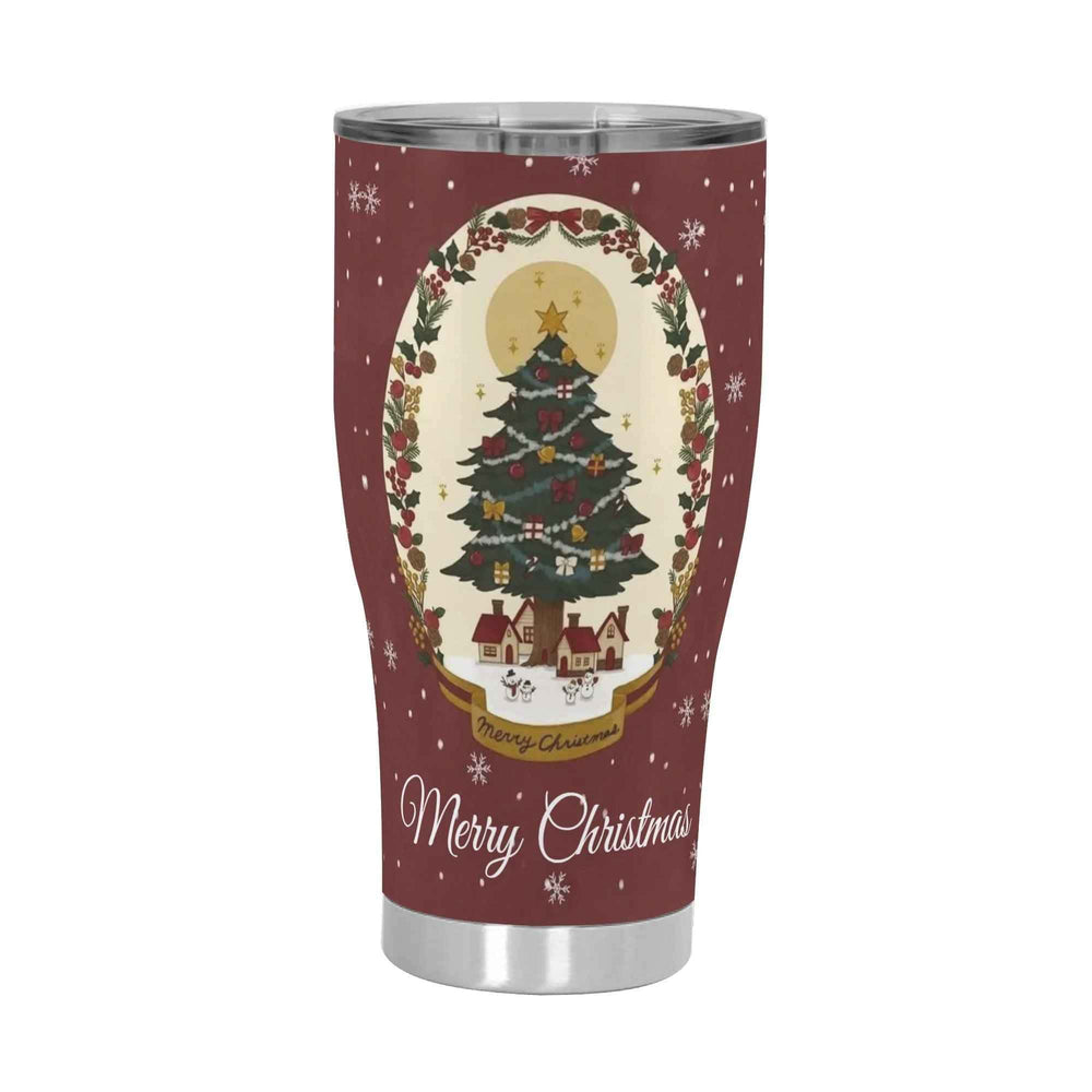 Personalized Christmas Tree Insulated Tumbler 30oz