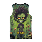 Personalized Zombie Tank Top - Back flat lay | Our Phoenix Rise
