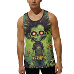 Personalized Zombie Tank Top - Full green graphic front | Our Phoenix Rise