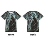Personalized Grim Reaper T-Shirt - grim reaper and custom text detail | Our Phoenix Rise