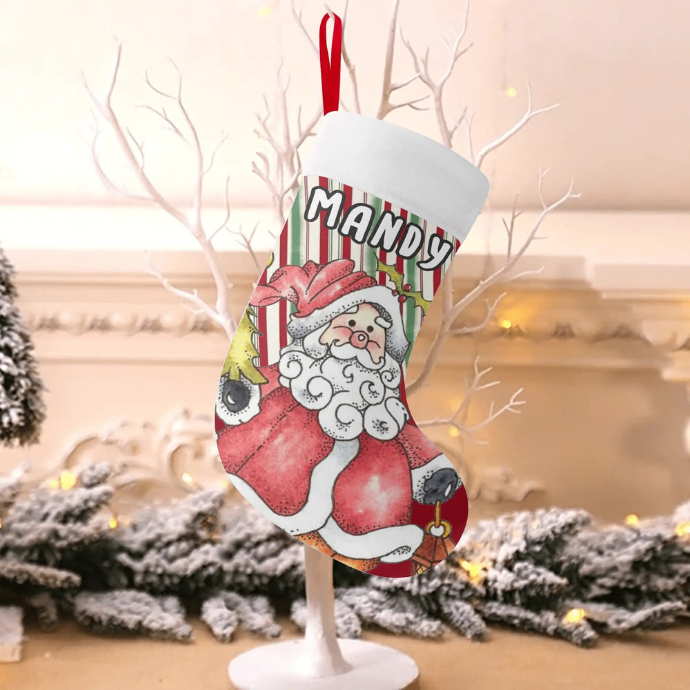 Personalized Santa Christmas Stocking