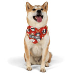 Personalized Christmas Dog Bandana - Golden Retriever Smiling Angle | Our Phoenix Rise
