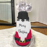 Christmas Pet Santa Hoodie - Side view on cat with 'Merry Christmas' text | Our Phoenix Rise