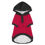 Christmas Pet Santa Hoodie - Fabric texture and material detail | Our Phoenix Rise
