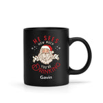 Personalized Funny Christmas Mug - Full view white background | Our Phoenix Rise