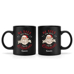 Personalized Funny Christmas Mug - Left side view | Our Phoenix Rise