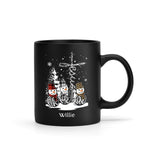 Personalized Christmas Snowman Coffee Mug - Front view with design | Our Phoenix Rise