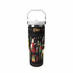 Personalized Christmas Insulated Tumbler - in car cup holder with hand | Our Phoenix Rise