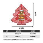 Personalized Christmas Tree Wind Spinner - example of custom text "Merry Christmas" | Our Phoenix Rise