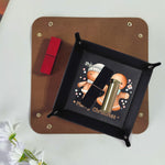 Personalized Christmas Gingerbread Valet Tray - detail of female gingerbread figure | Our Phoenix Rise