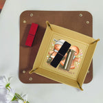 Personalized Christmas Gingerbread Valet Tray - interior texture detail | Our Phoenix Rise