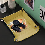 Personalized Christmas Gingerbread Valet Tray - detailed stitching on edge | Our Phoenix Rise