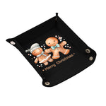 Personalized Christmas Gingerbread Valet Tray - angled assembled view | Our Phoenix Rise