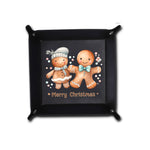 Personalized Christmas Gingerbread Valet Tray - detail of male gingerbread figure | Our Phoenix Rise