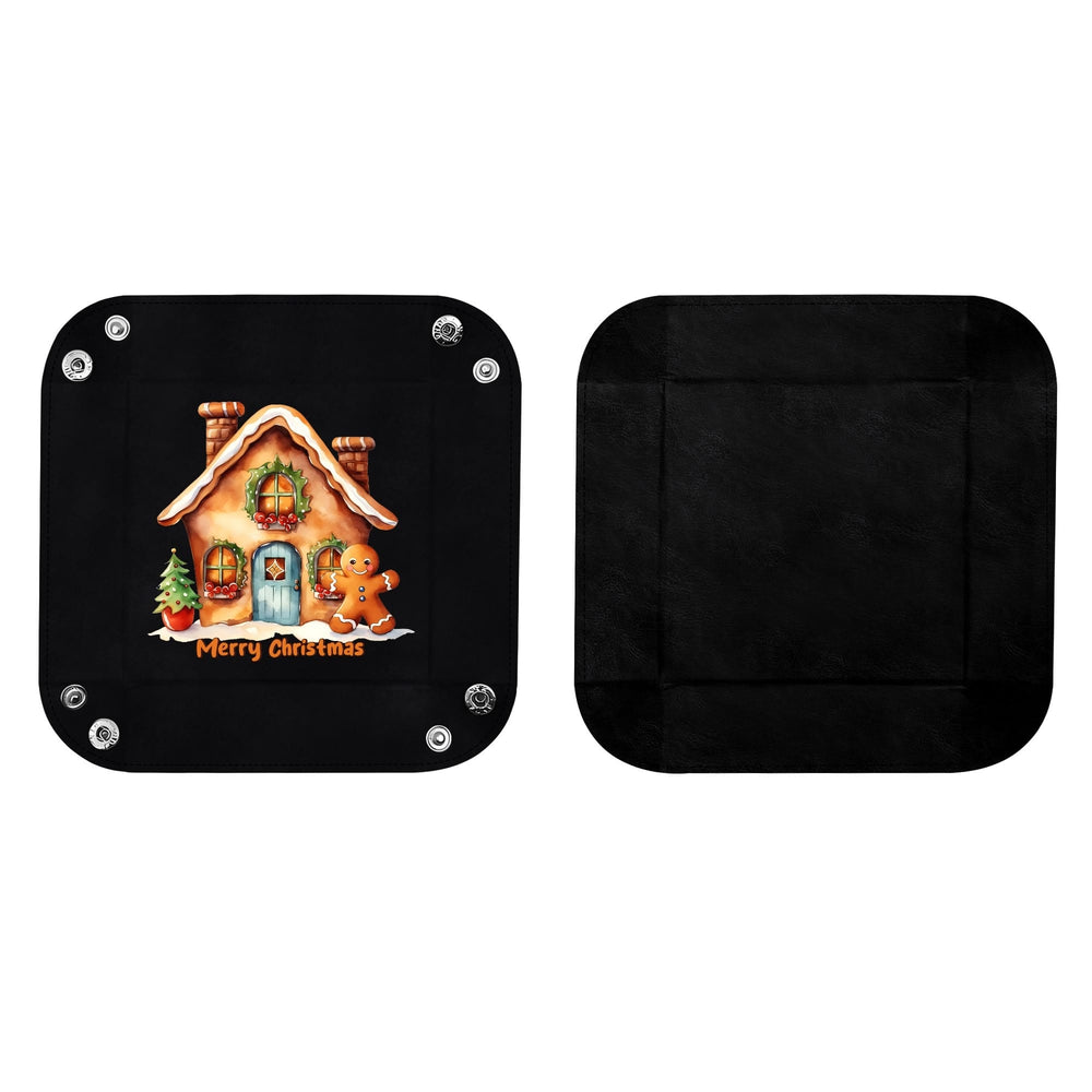 Personalized Christmas Valet Tray Gingerbread House