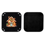 Personalized Christmas Valet Tray Gingerbread House - flat front and back views | Our Phoenix Rise