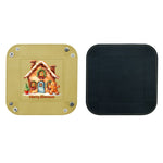 Personalized Christmas Valet Tray Gingerbread House - black color option with customizable text | Our Phoenix Rise