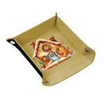 Personalized Christmas Valet Tray Gingerbread House - beige color option with customizable text | Our Phoenix Rise