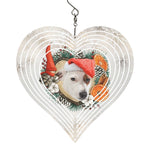 Personalized Pet Photo Heart Wind Spinner - Small size option detail | Our Phoenix Rise